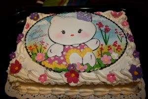 Molly's 4th birthday cake in Bariloche