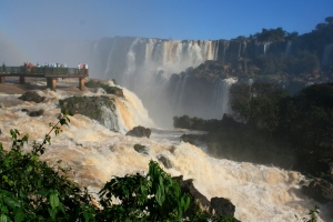 Brazilian views of Iguassu are more panoramic while Argentine tend to be more up close