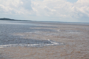 Acidity, temperature, mineral content and water speed create the Econtro das Aquas, where the Amazon and the Rio Negro converge